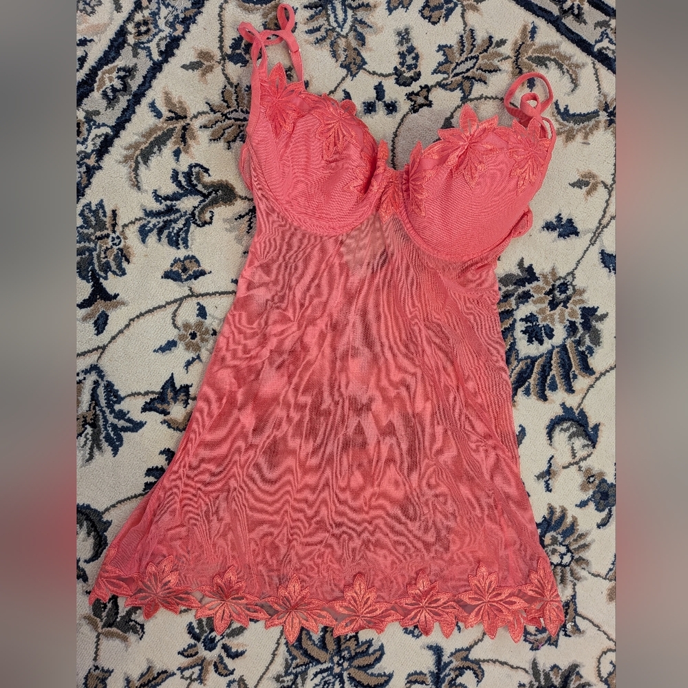 Victoria's Secret Coral Lace Dress